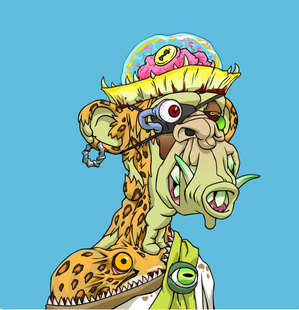 Monkey from the Mutant Ape collection